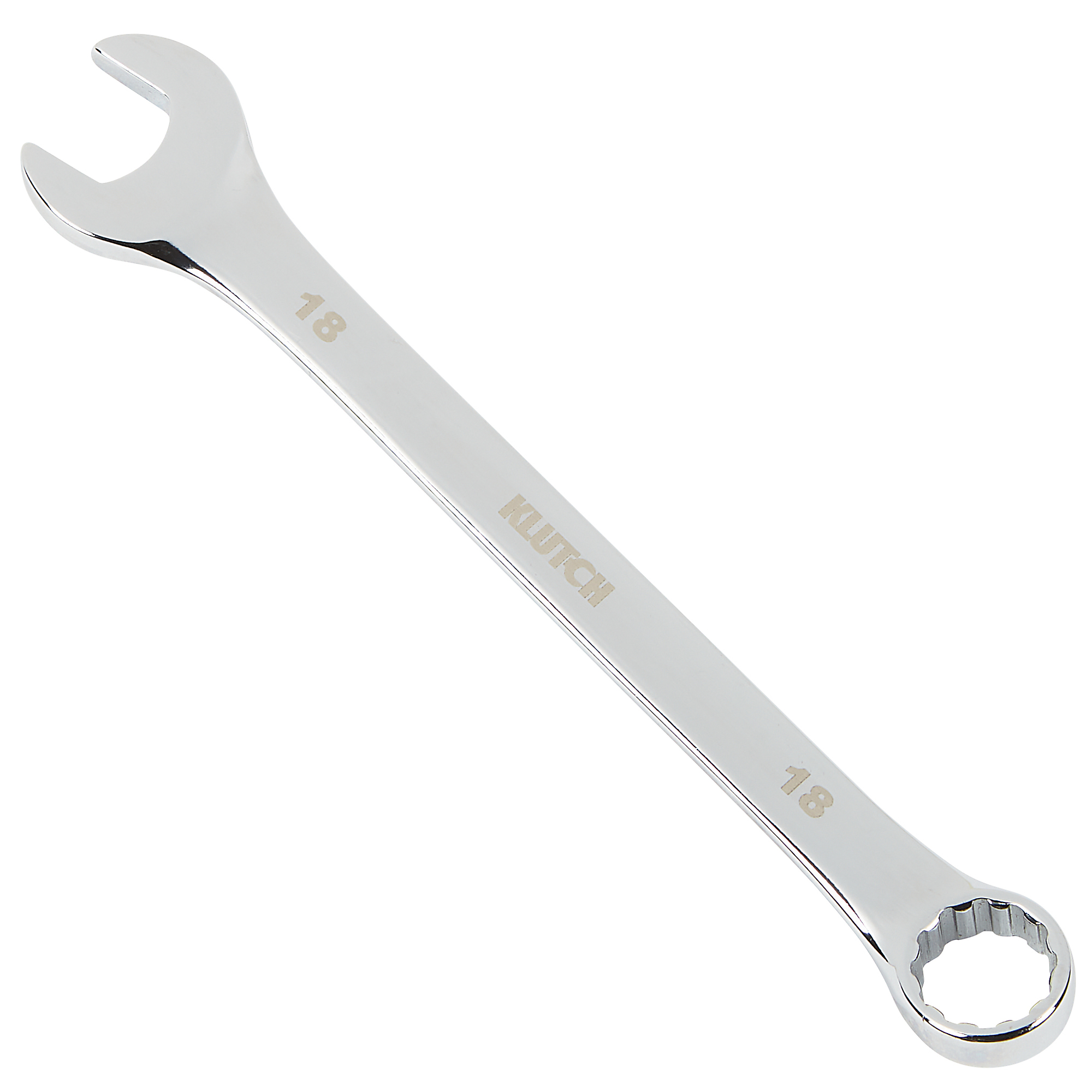 Klutch Metric Combination Wrench, 18mm x 8.07in.